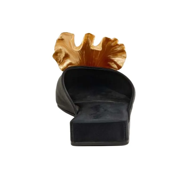 CULT GAIA Closed Toe Slippers Women's Black-3