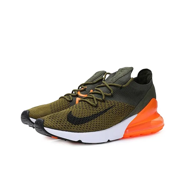 Nike Air Max 270 Flyknit Olive Flak Total Orange-2