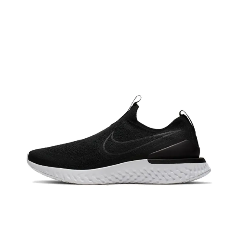 Nike Epic Phantom React Flyknit Black White-0
