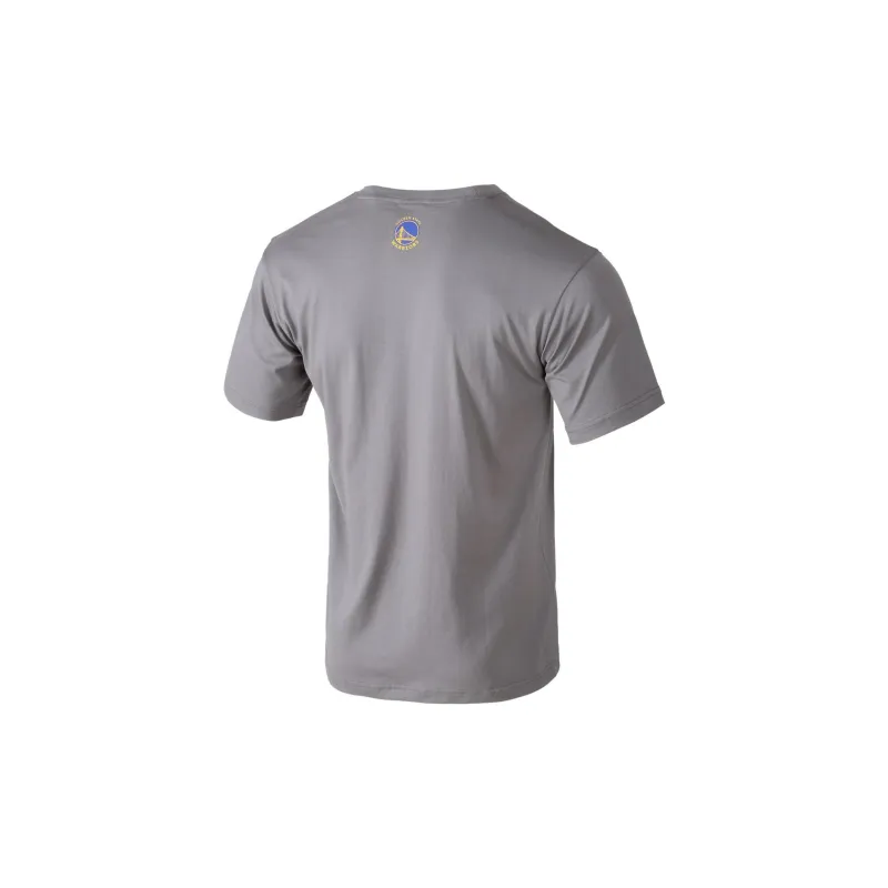 NBA Warriors Team T Shirt Unisex Gray-1