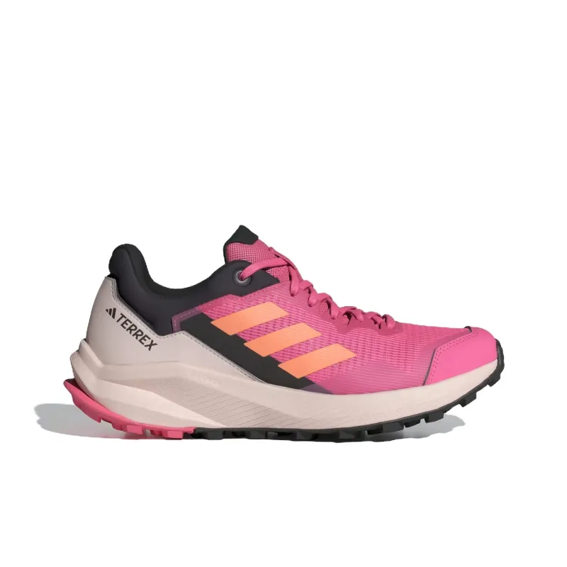 Adidas Terrex Trail Rider Anti-Slip Wear-Resistant Low-Top Trail Running Running Shoes Women's Pink-1