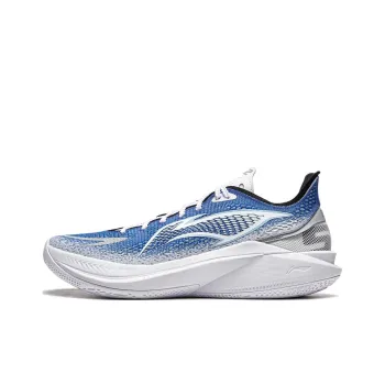 LiNing SONIC 12 V2 Cushioning Anti Slip Wear Resistant Breathability Low Top Basketball Shoes Men's Blue White