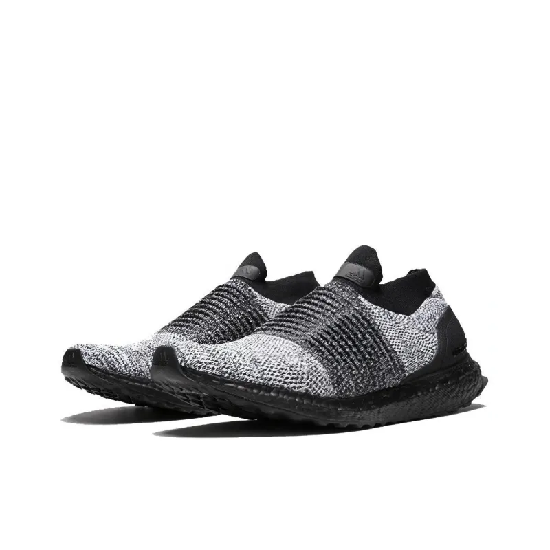 Adidas Ultra Boost Laceless Mid Black Oreo-2