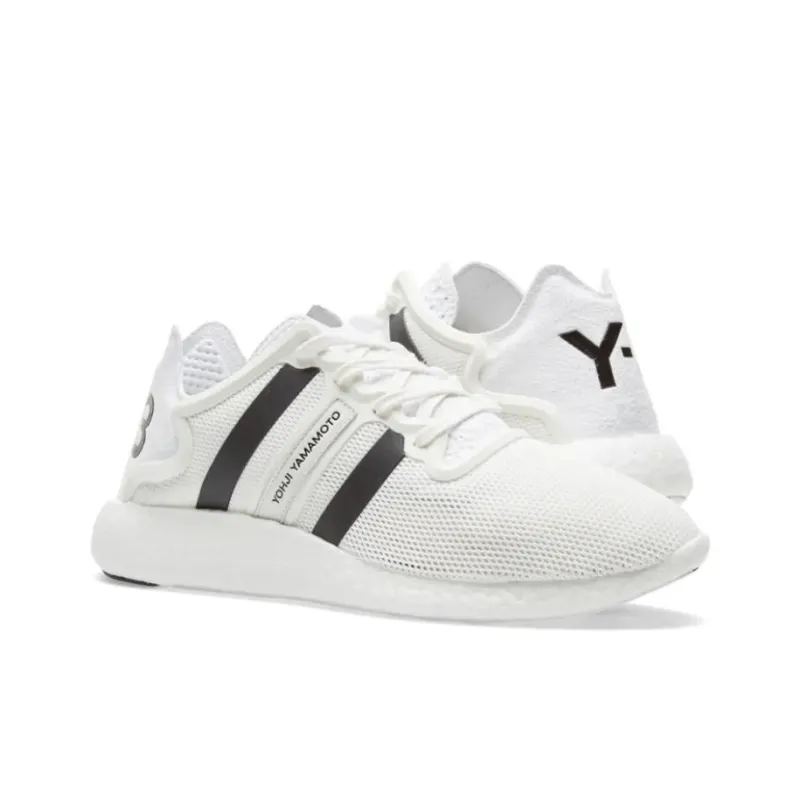 Adidas Y3 Run Boost White Black-3