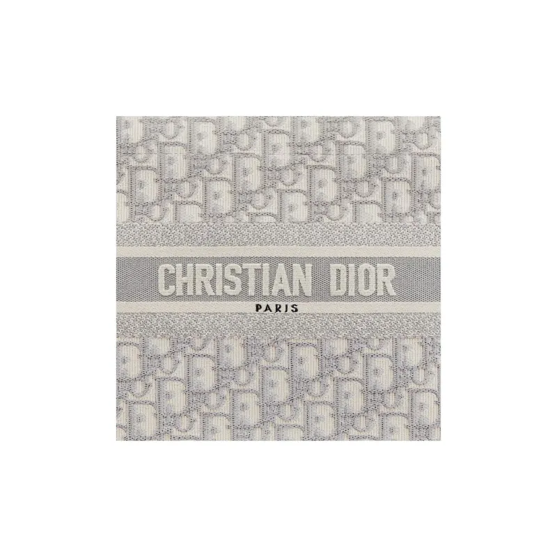 DIOR Cow Leather Tote Bag, Shopping Bag, Crossbody Handbag, Shoulder Bag Trumpets Women's Gray-5