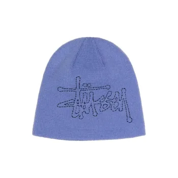 Stussy Acrylic Beanies Unisex Purple