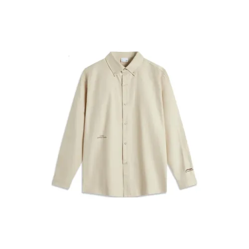 LINING Sports Life Collection Shirts Unisex Light Milk Brown