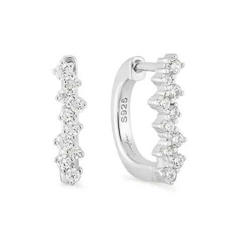 NEVERFAR S925 Silver Earrings Unisex-4