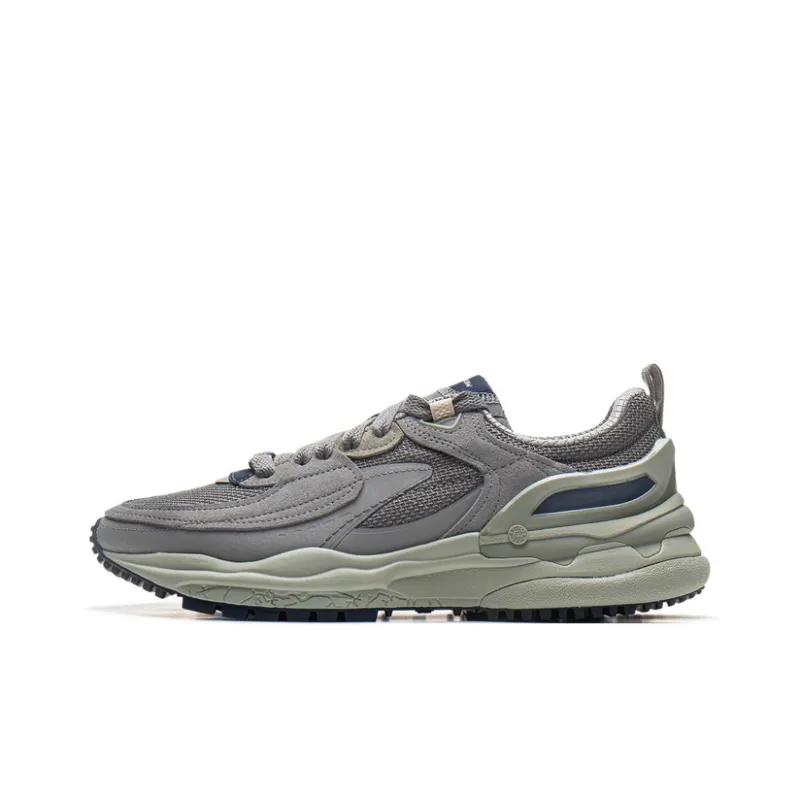 LiNing CF Tracing Origin V4 Low Top Casual Shoes Men's Gray-0