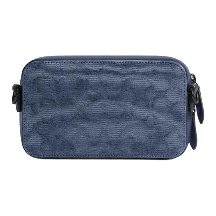 COACH Charter Refined Calfskin Crossbody Bag, Shoulder Bag Men's Blue-1