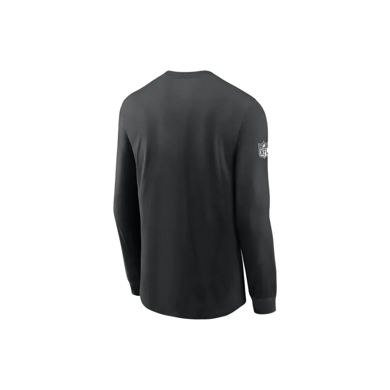 Nike New York Jets Sideline Team Issue Men's Nike Dri FIT Nfl Long Sleeve T Shirt-1