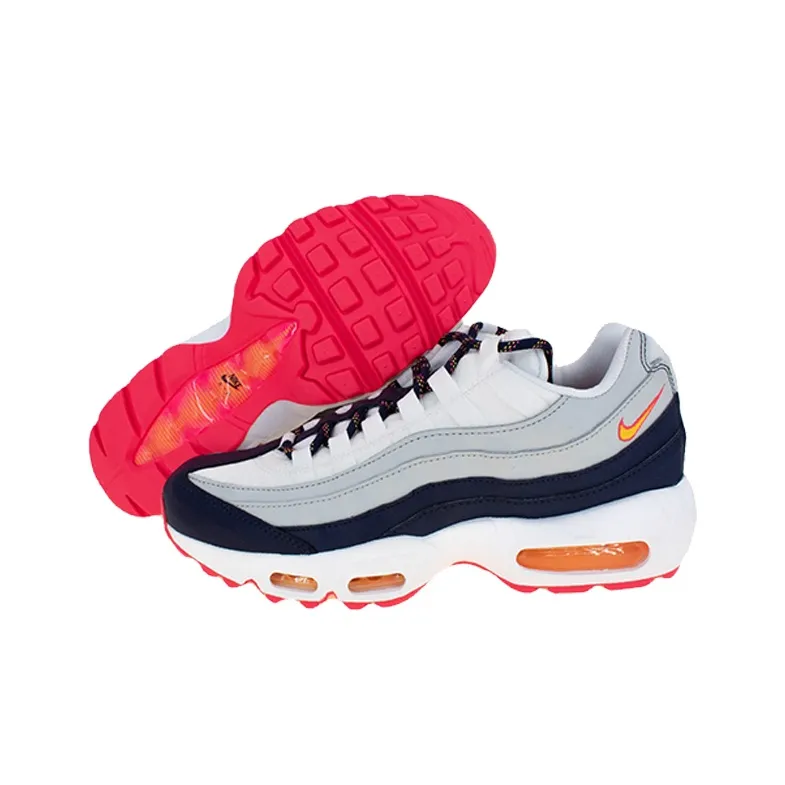 Nike Air Max 95 Midnight Navy Pure Platinum Laser Orange Women's-4