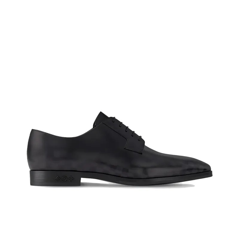 LOUIS VUITTON Minister Dress Shoes Men's Black-1