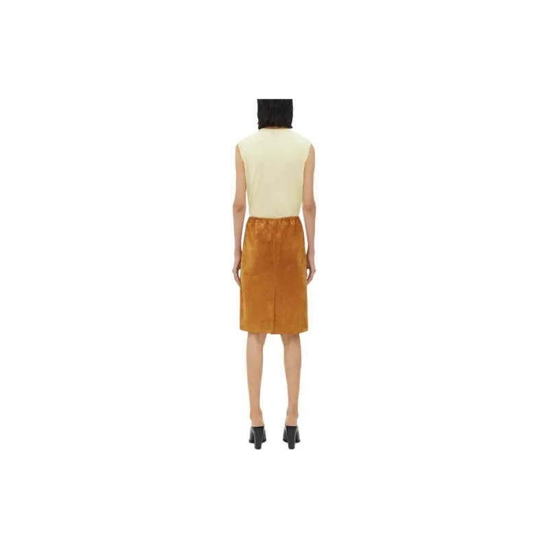 Bottega Veneta Elasticated Waistband Midi Skirt-1