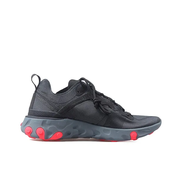 Nike React Element 55 Black Solar Red Women's-1