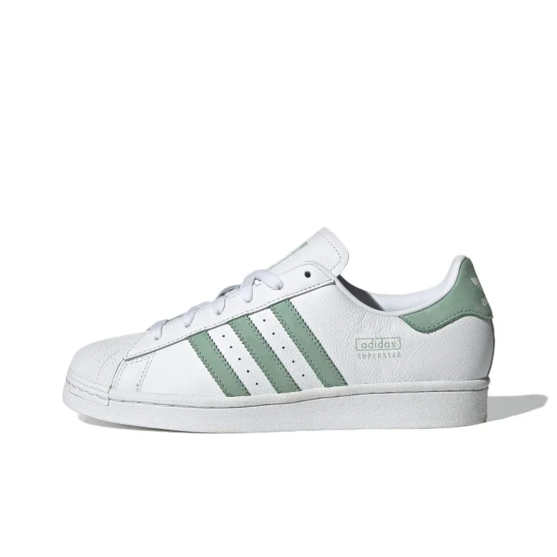 Superstar Women's Adidas Originals 'White Hazy Green' Women's-0