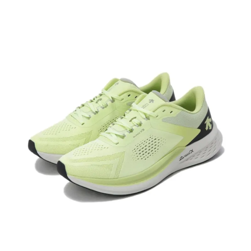 DESCENTE Slip Resistant And Breathable Low Top Running Shoes Unisex Green-1