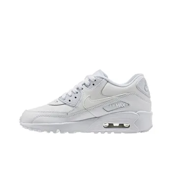Nike Air Max 90 White Leather GS