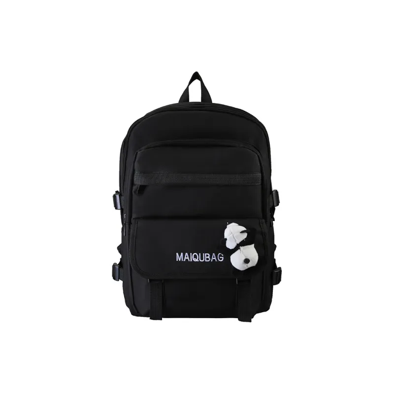 Parker Bear Canvas Backpack Regular Unisex Yellow/Red/Green/Black-16