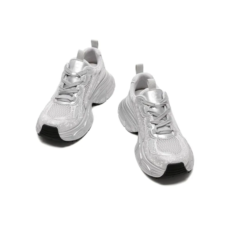 C°BANNER Chunky Sneakers Women's Gunmetal-4