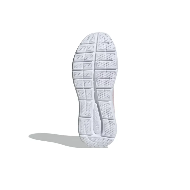 Adidas Cloudfoam Comfy Sandy Pink Zero Metalic Cloud White Women's-4