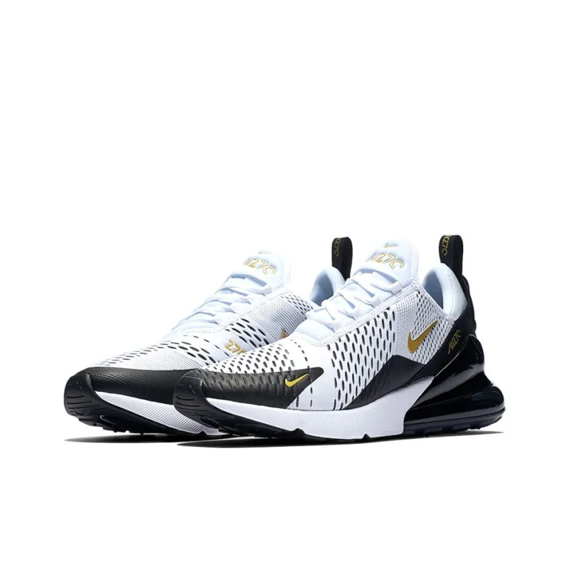 Nike Air Max 270 White Metallic Gold Black-1