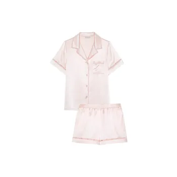 MANITO Pajama Set Women's Falling Into Love Pink