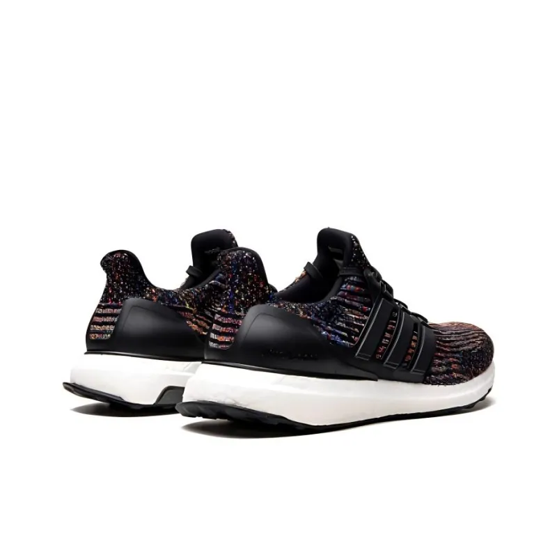 Adidas Ultra Boost 4.0 Black Multi Color White Heel Cage-2