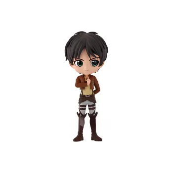 BANPRESTO Glass Factory, Attack On Titan Q Posket Eren Yeager 2nd Edition Bonus Gifts Medium
