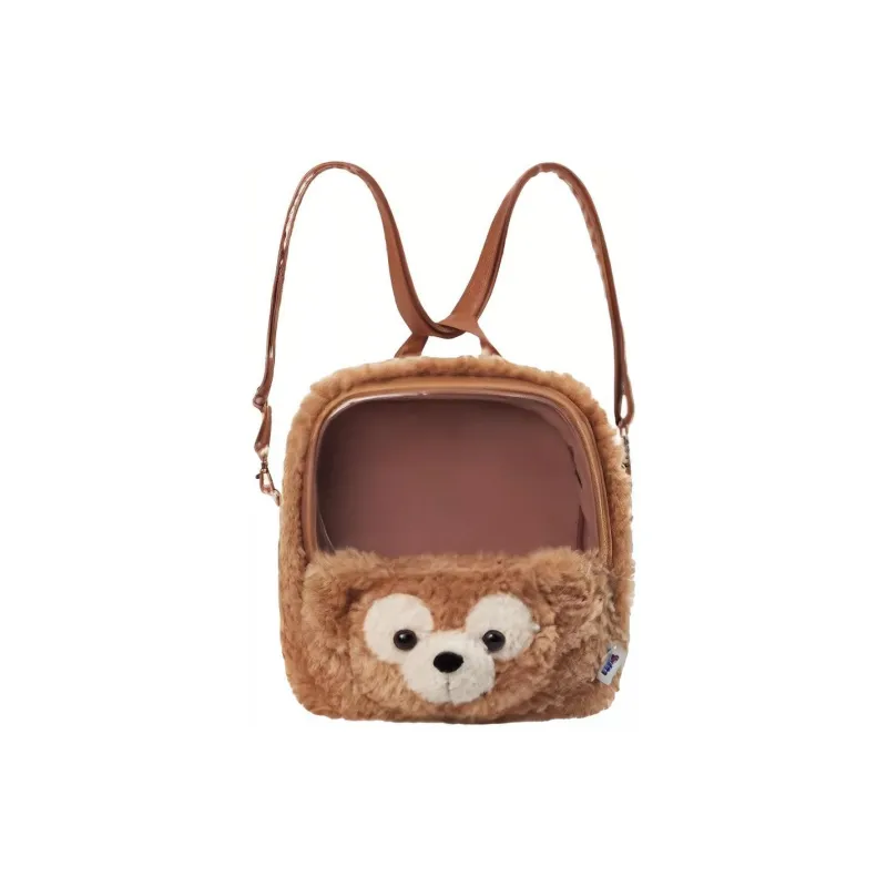 Disney Polyester Backpack, Shoulder Bag, Crossbody Bag Regular Women's Brown-1