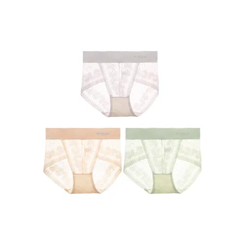 Red Bean Underpants Women's 3 Pack Mixed Color