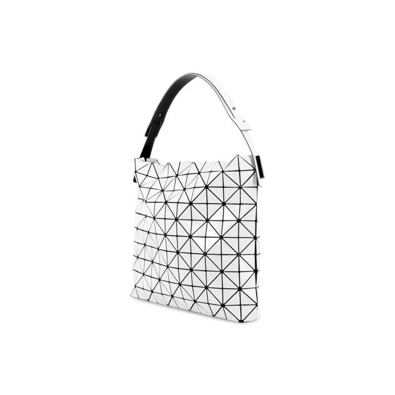 ISSEY MIYAKE Polyvinyl Chloride Handbag, Crossbody Bag Women's Light Gray-3