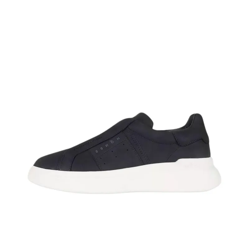 HOGAN Round Toe Lace Up Sneakers-0
