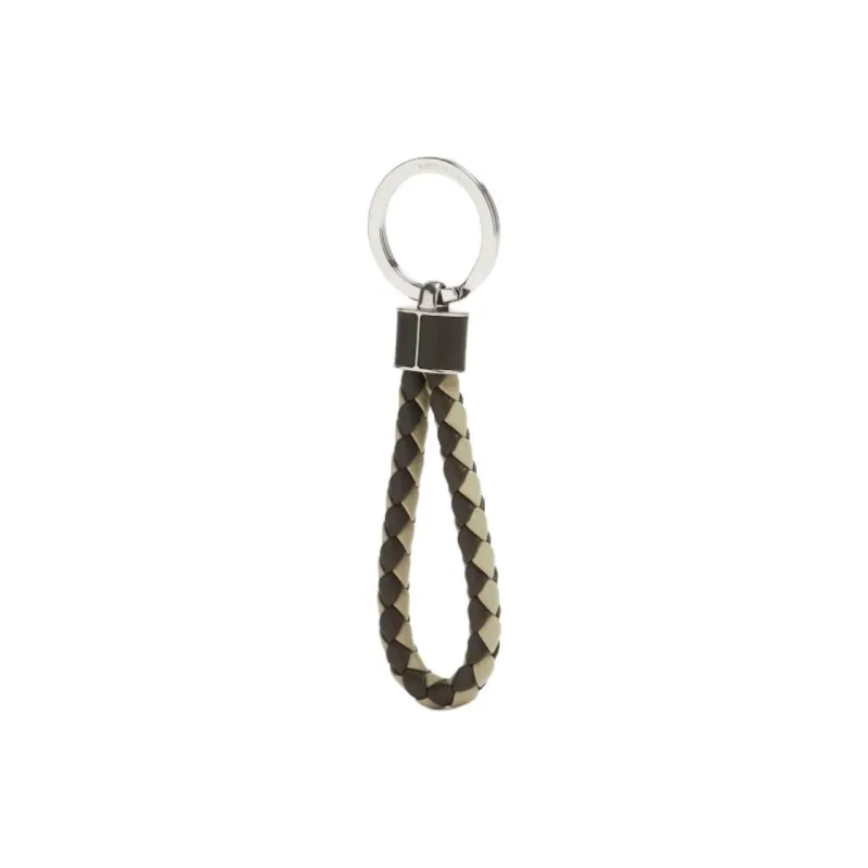 Bottega Veneta Metal, Leather Keychains Men's Green-0