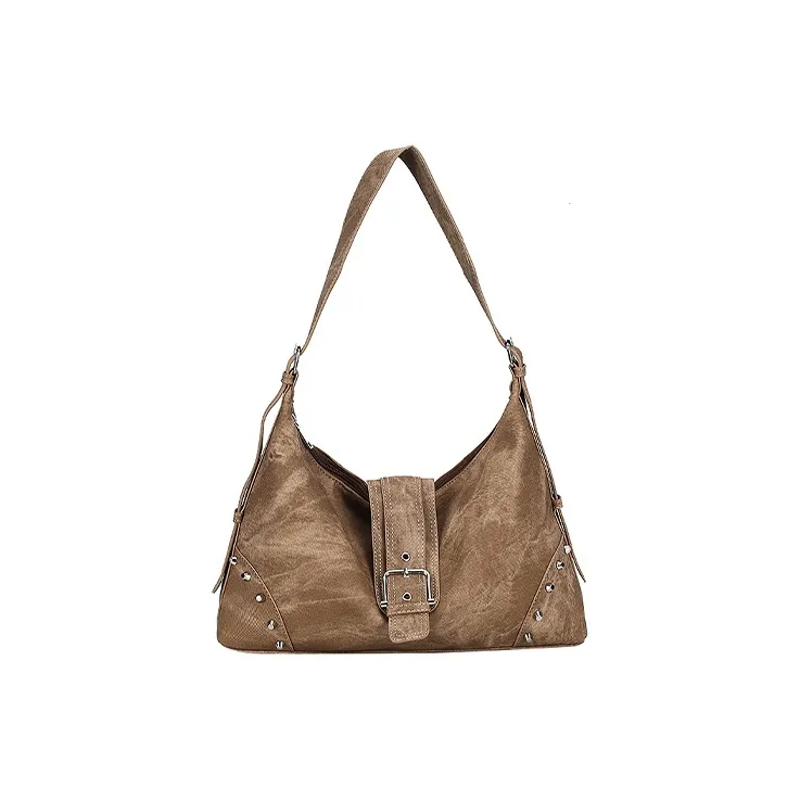 Jade En Plus Synthetic Leather Crossbody Shoulder Bags Women's Gray/Light Brown-11