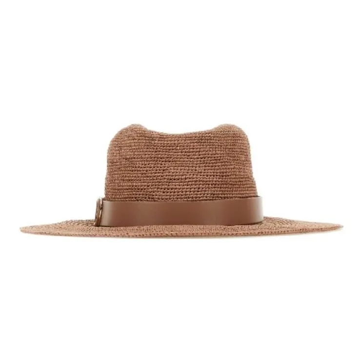 Valentino Straw Bucket Hats Women's Beige-0