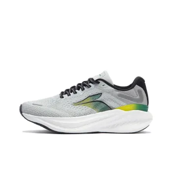 361° Foam Explosion 4.0 Wear-Resistant Slip-Resistant Low-Top Running Shoes Men's Gray Green Black