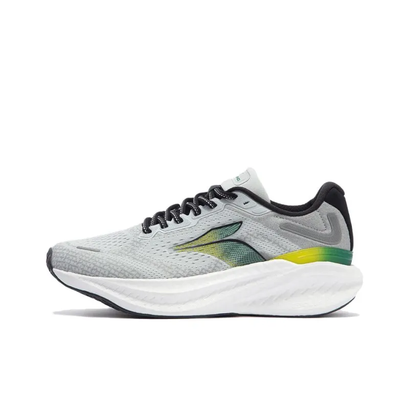 361° Foam Explosion 4.0 Wear Resistant Slip Resistant Low Top Running Shoes Men's Gray Green Black-0