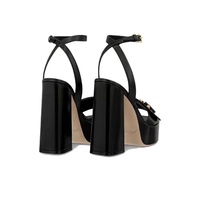 LOUIS VUITTON Shake Strap Sandals Women's Black-2
