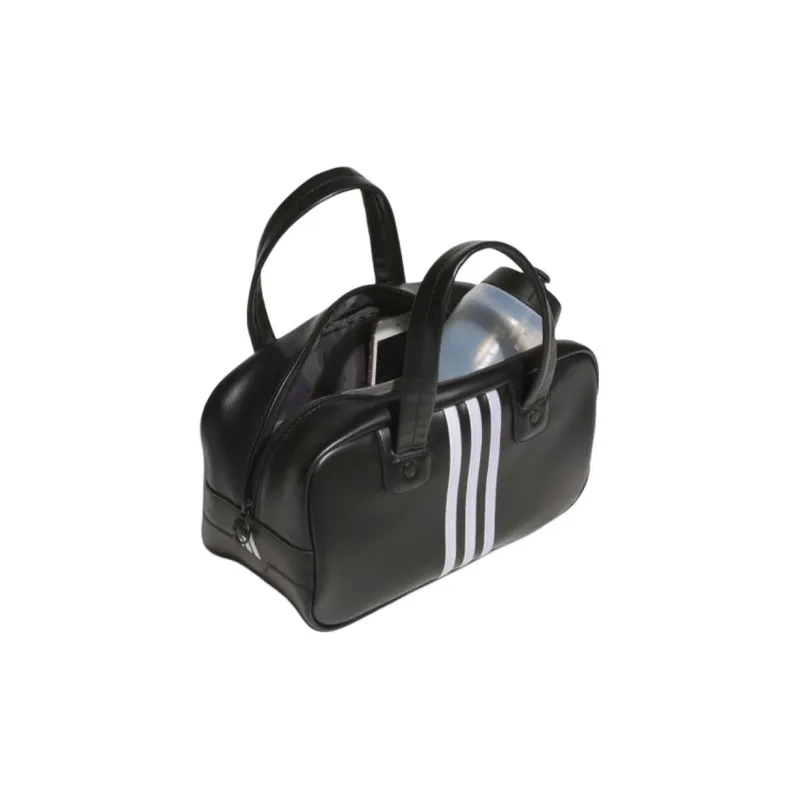 Adidas Polyurethane Shoulder Bag Crossbody Bag Handbag Women's Black-2