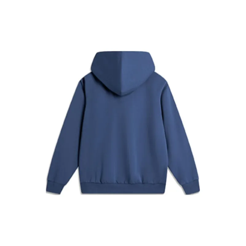 LiNing Sports Life Collection Sweatshirt Men's Dark Simple Blue-1