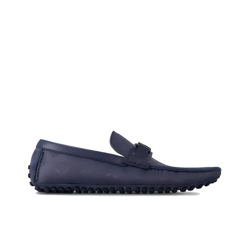 LOUIS VUITTON Hockenheim Gommino Loafers Men's Dark Blue-1