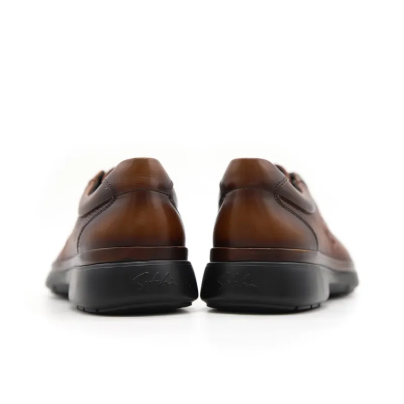 Satchi Casual Skateboard Shoes Men's Brown-4