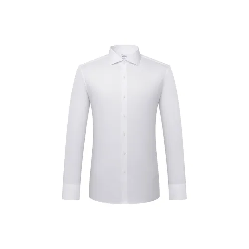 Camicissima Shirts Men White, Slim Fit/Windsor Collar/double Vertical Button Round Sleeve.