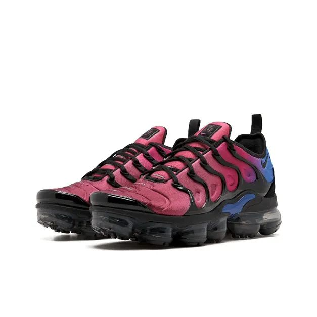 Nike Air VaporMax Plus Black Team Red Hyper Violet Women's-1