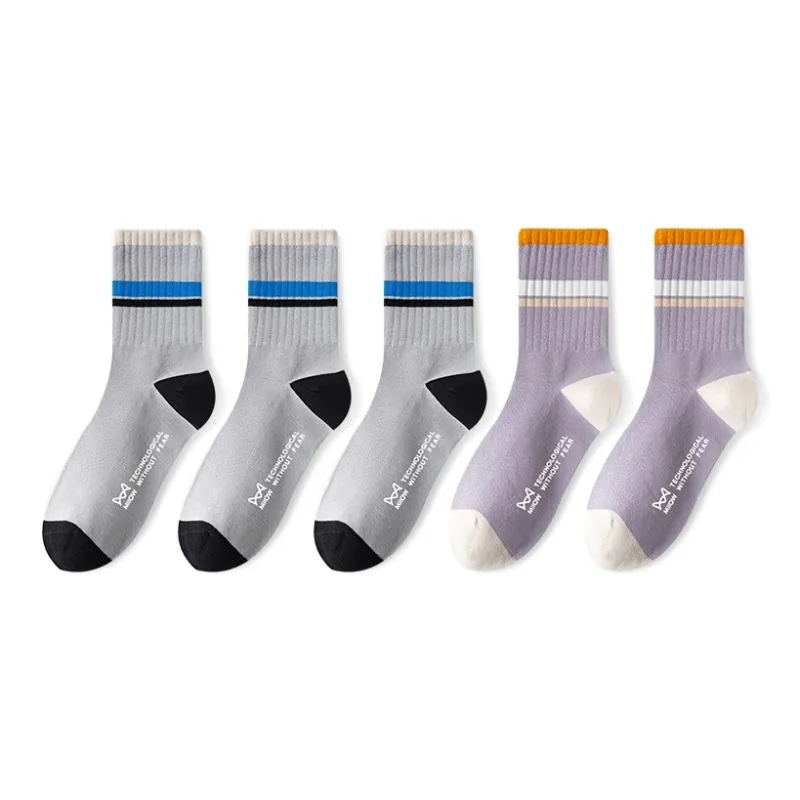MIIOW Fruit Printing Series Mid Calf Socks Unisex Combo Set-5