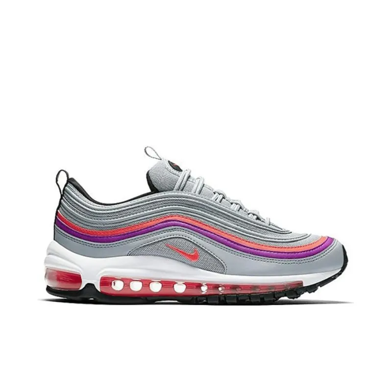 Nike Air Max 97 Wolf Grey Solar Red Vivid Purple Women's-1
