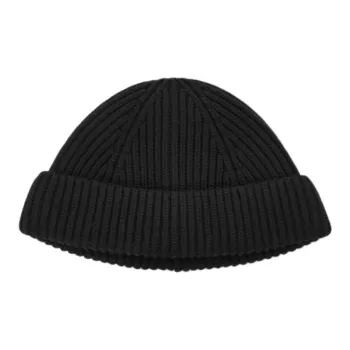 COS Milu Wool Beanies Men's Black