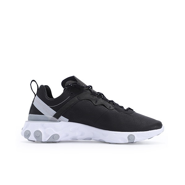 Nike react element 55 dark grey reflective hotsell