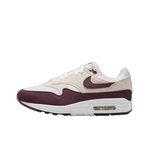 Nike Air Max 1 Casual Shoes Unisex Low-Top White/Brown